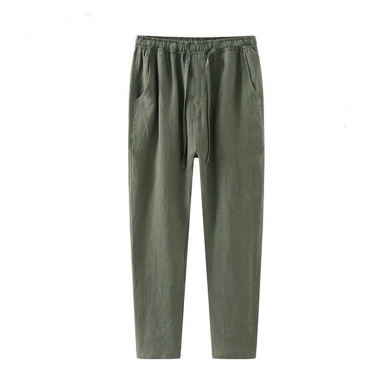 Women's Linen Wide Leg Trousers 8