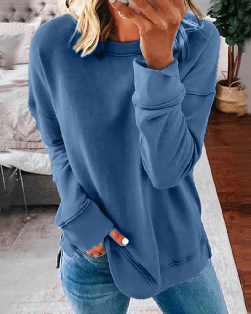 Women's Long Sleeve Casual Blouse Plus Size Tops 0