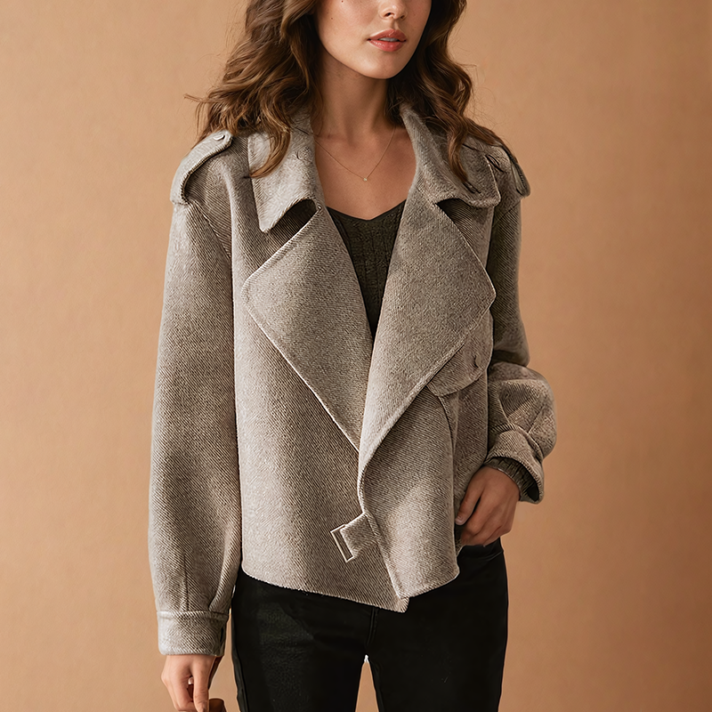Women's Long Wool Coat for Winter Elegance 0