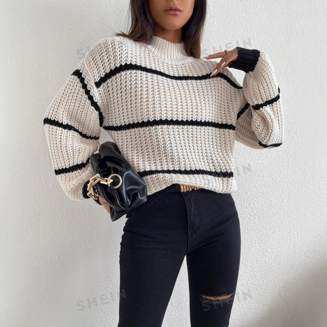 Women's Oversized Chunky Knit Sweater 1