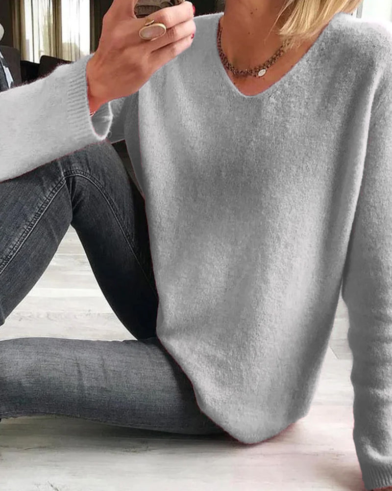 Women's Oversized Long Sleeve Sweater 3