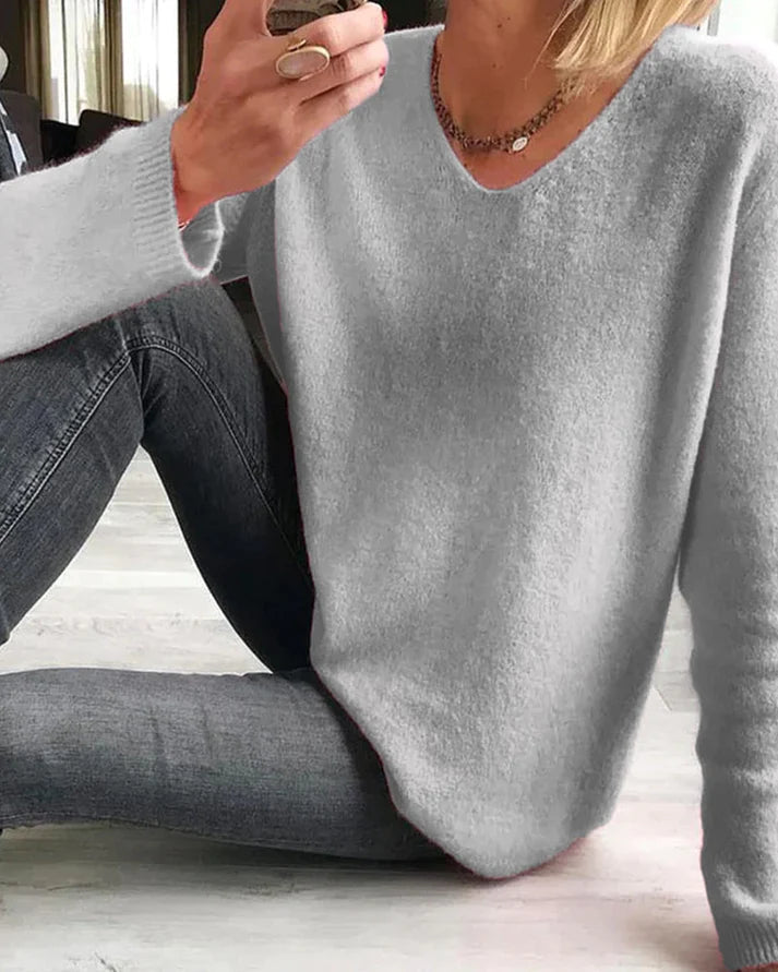 Women's Oversized Long Sleeve Sweater 5