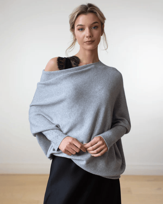 Women's Oversized Off Shoulder Sweater 0