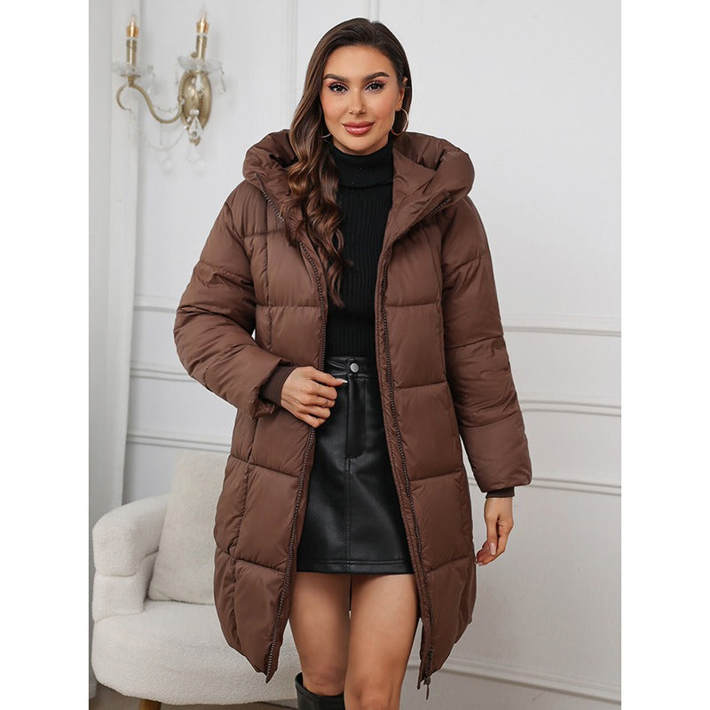 Women's Quilted Hooded Coat 3