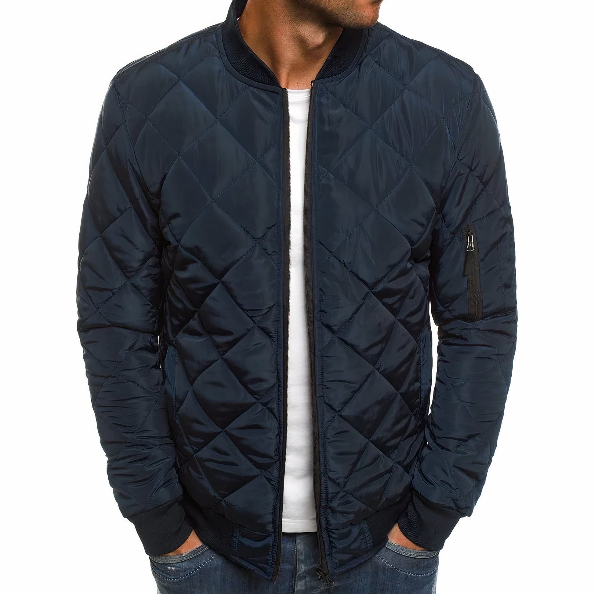 Men's Quilted Jacket for Spring
