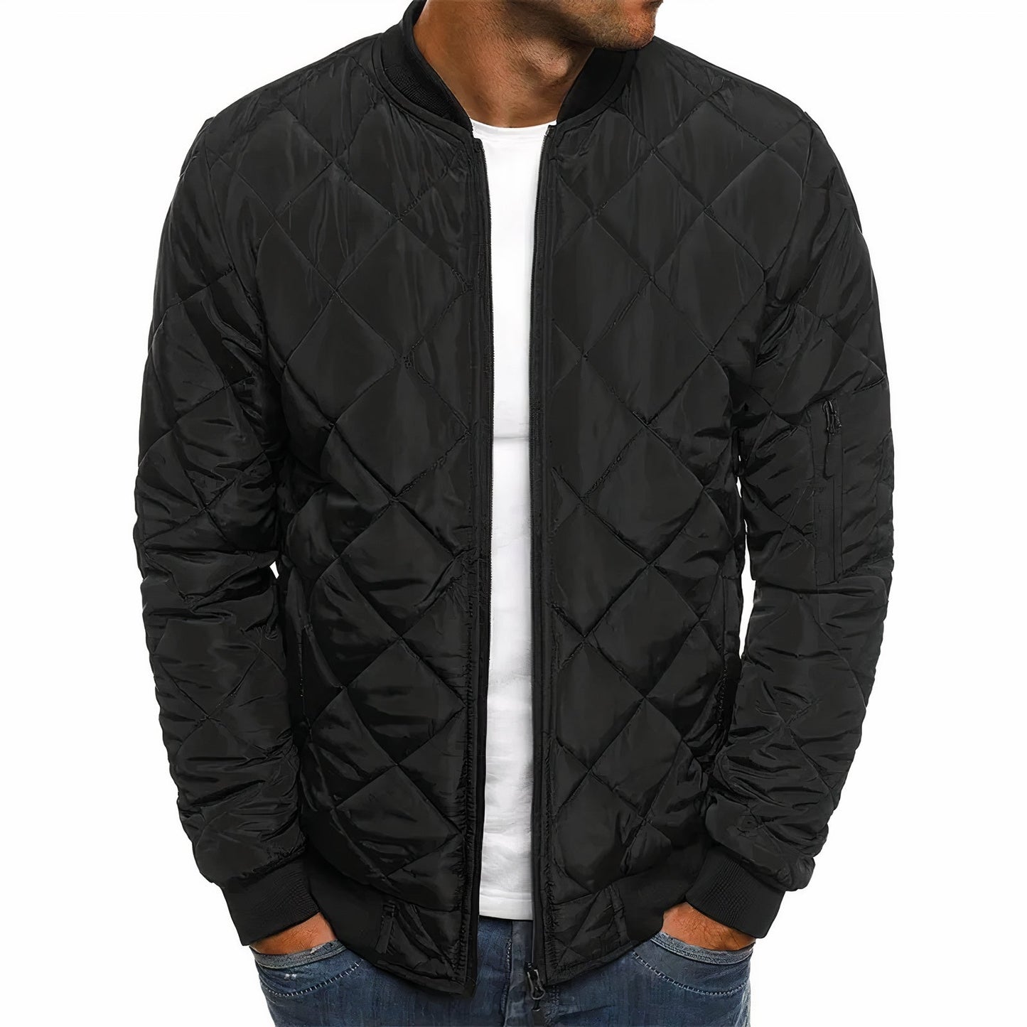 Men's Quilted Jacket for Spring