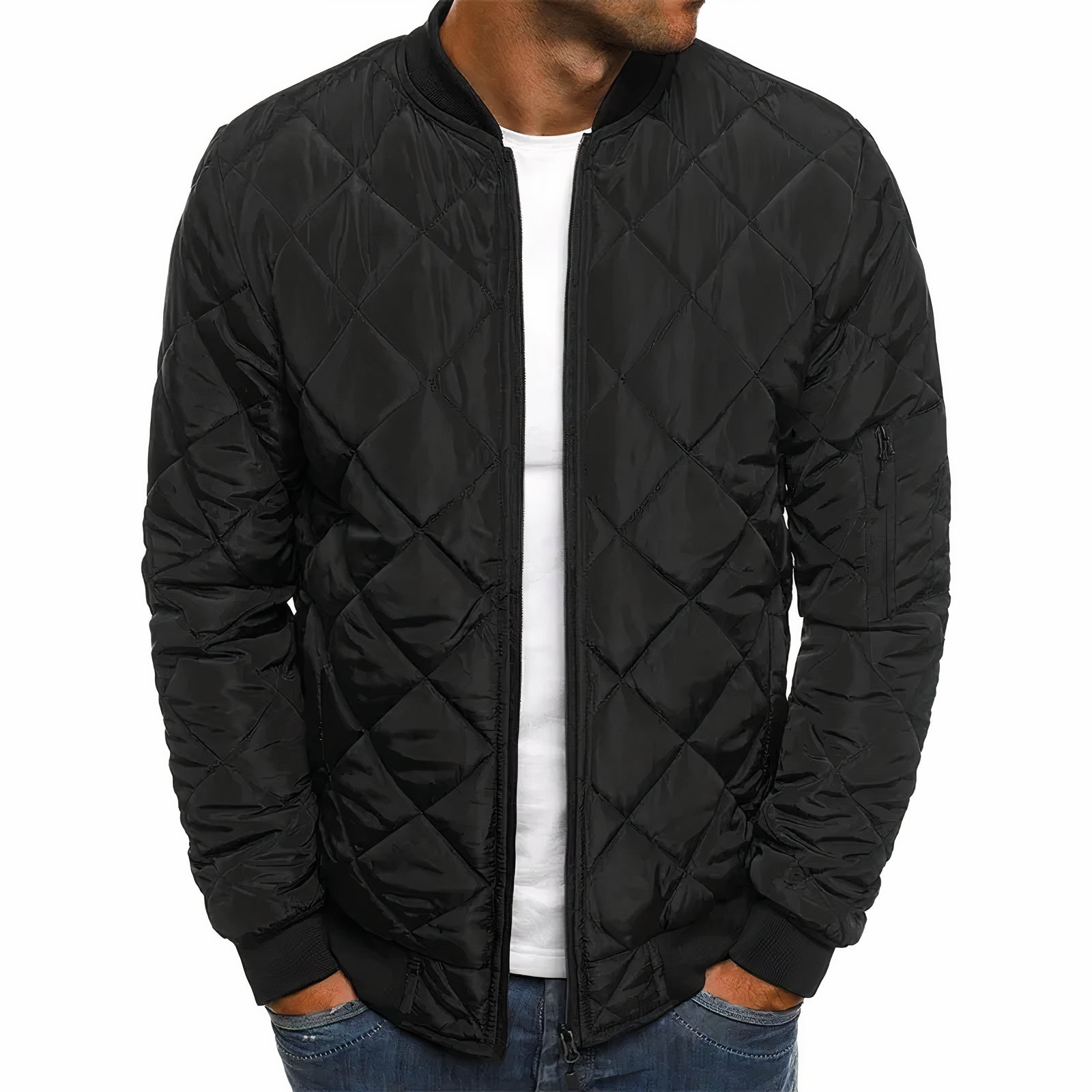 Men's Quilted Jacket for Spring