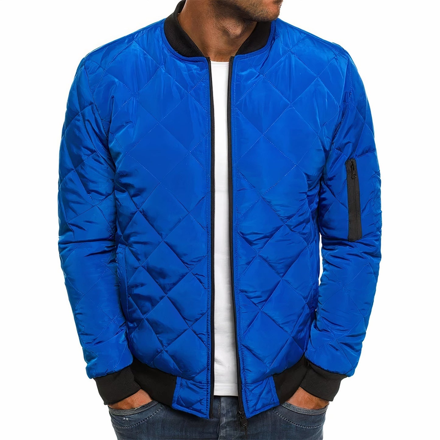 Men's Quilted Jacket for Spring