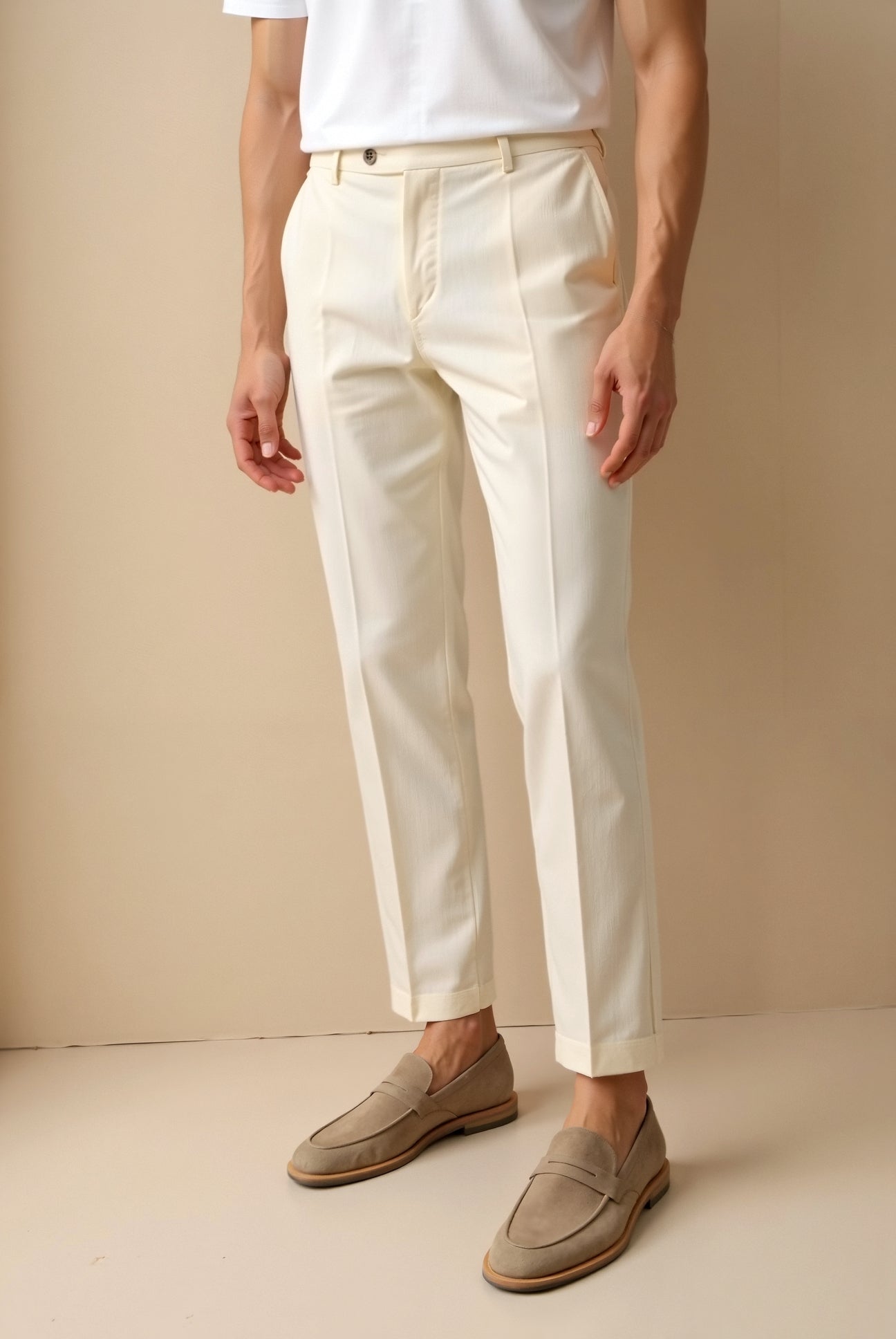 Women's Slim Ankle Trousers for Casual and Polished Looks 7