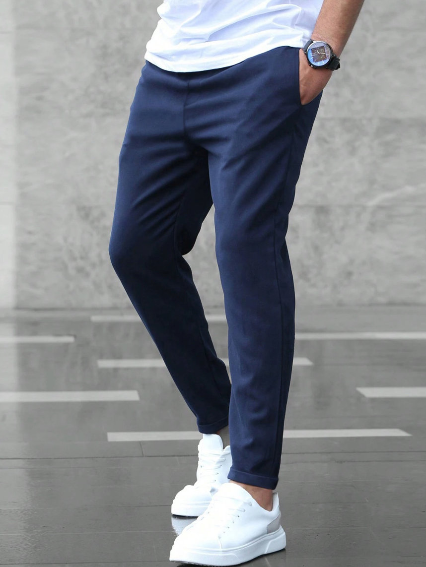 Women's Stretch Trousers - Premium Comfort Black Pants