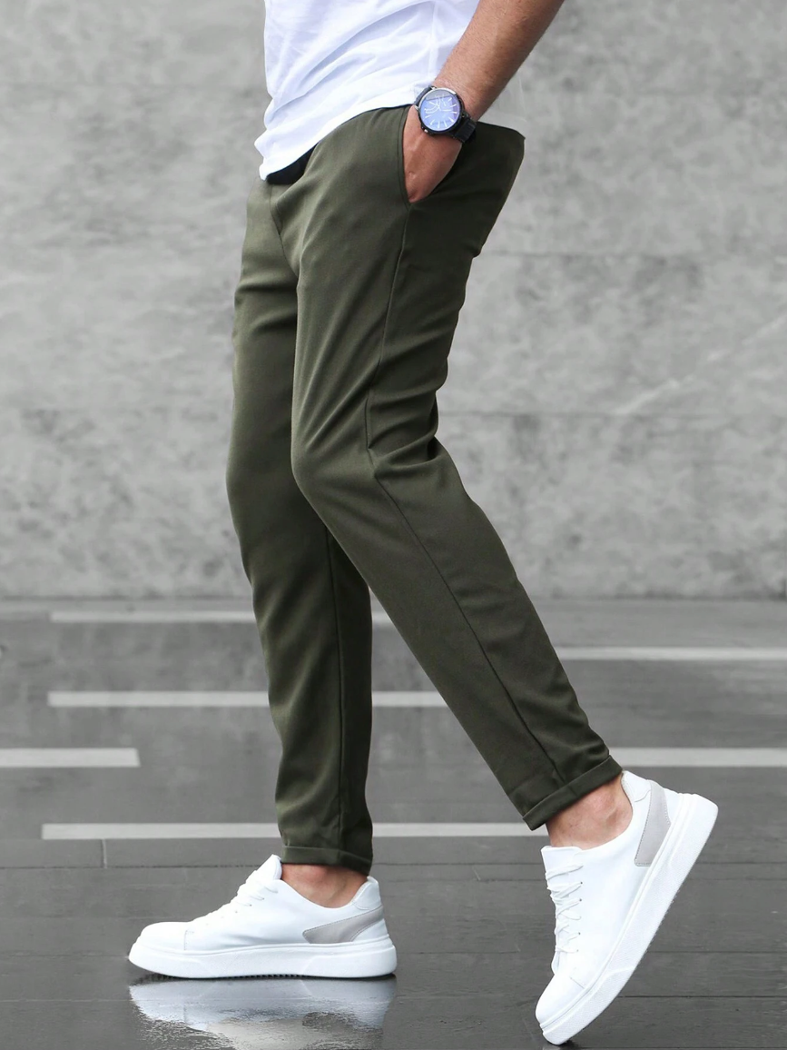 Women's Stretch Trousers - Premium Comfort Black Pants