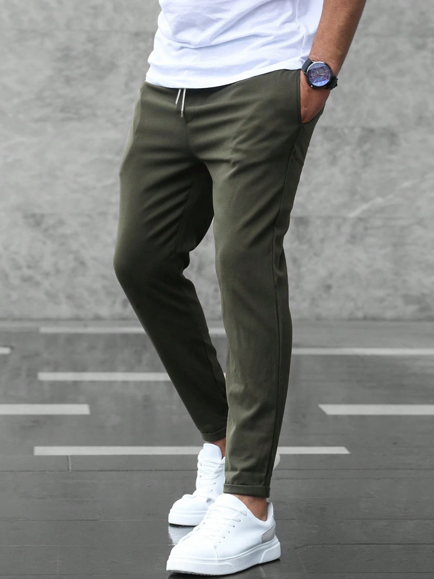 Women's Stretch Trousers - Premium Comfort Black Pants