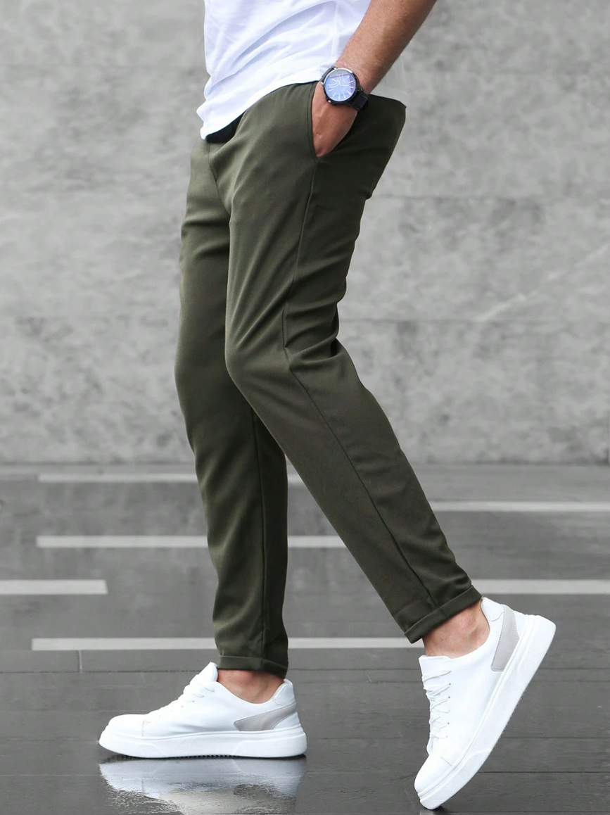 Women's Stretch Trousers - Premium Comfort Black Pants