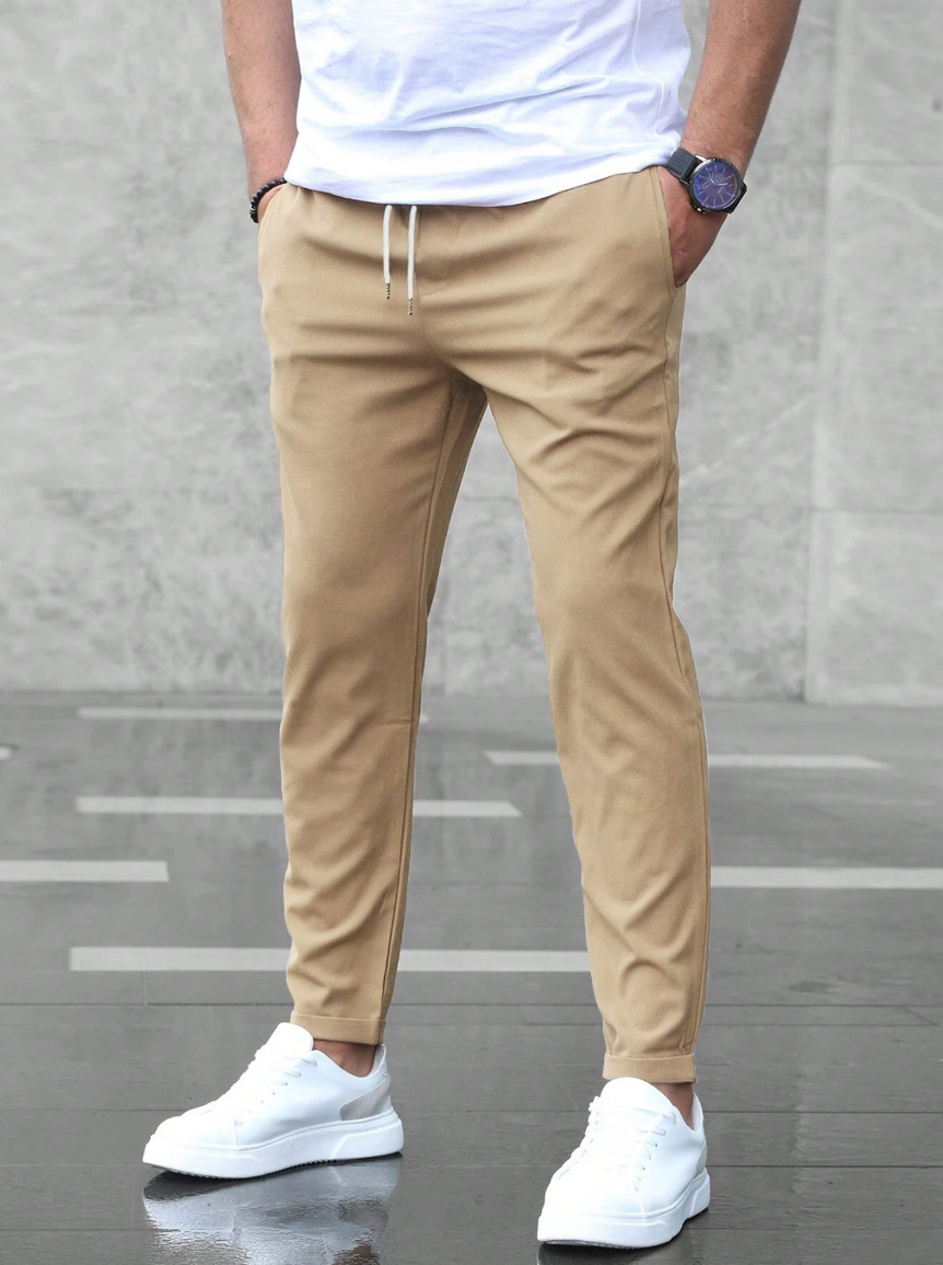 Women's Stretch Trousers - Premium Comfort Black Pants