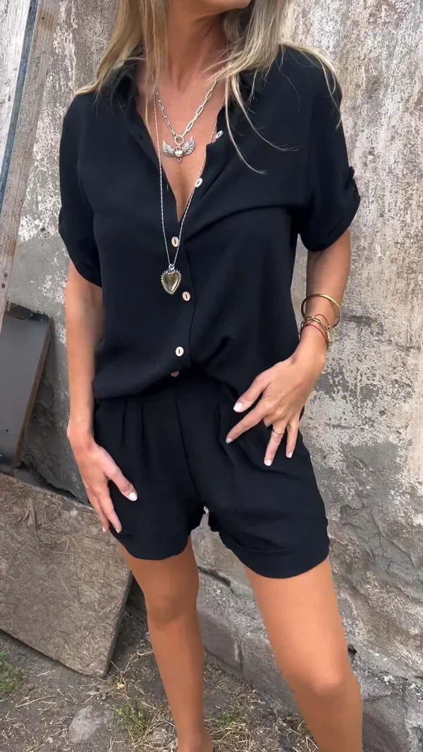 Women's Summer Blazer and Shorts Set 2