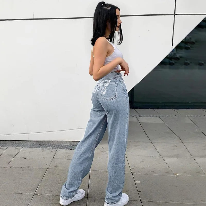 Women's Wide Leg Baggy Jeans