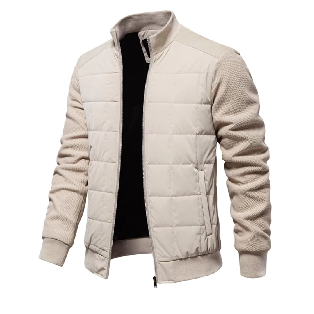 Women's Winter Jacket with Adjustable Hood and Pockets
