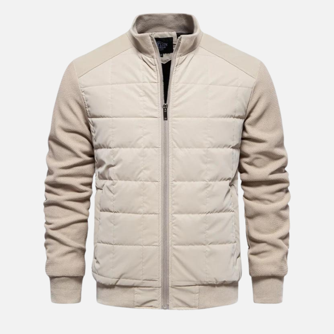 Women's Winter Jacket with Adjustable Hood and Pockets