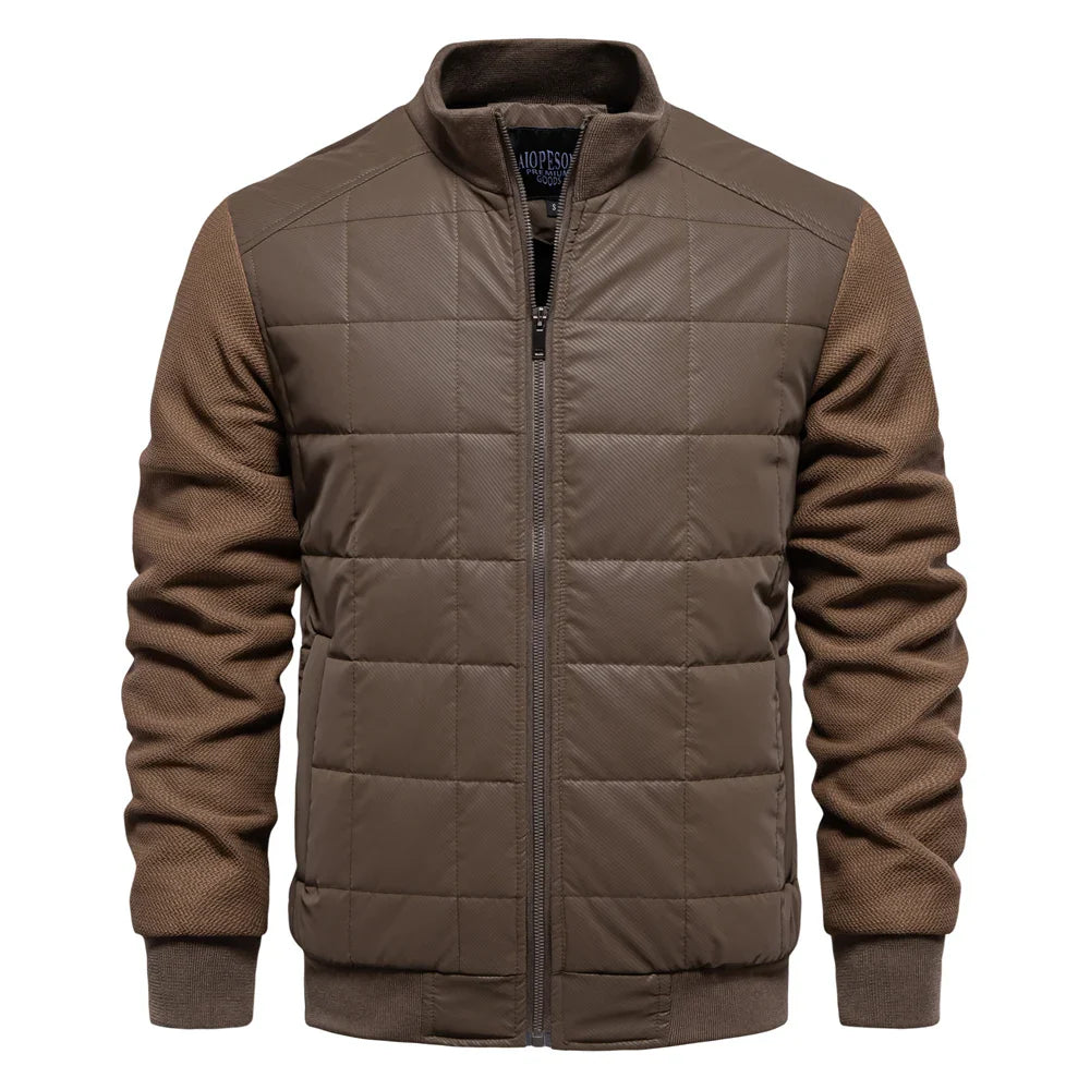 Women's Winter Jacket with Adjustable Hood and Pockets