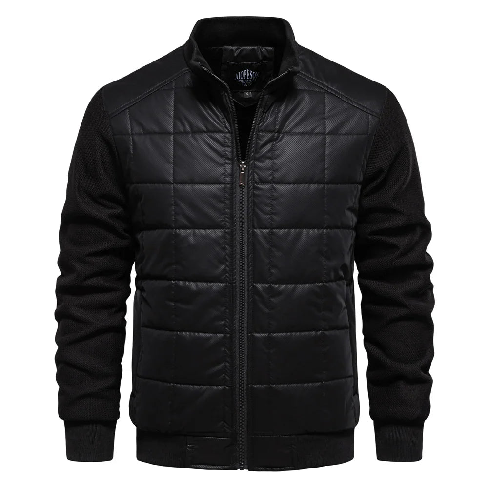Women's Winter Jacket with Adjustable Hood and Pockets
