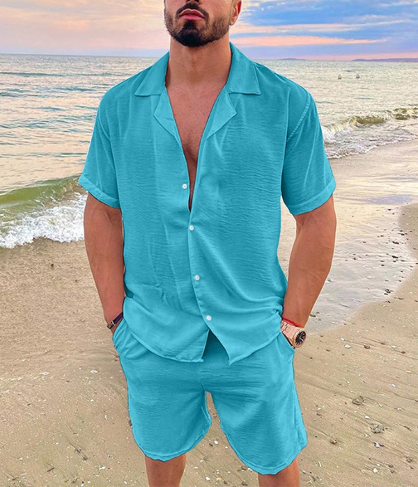 Variant image for Eden | Ensemble de Loisirs Chic d'Été pour Homme-25