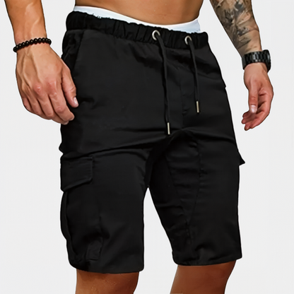 Men's Athletic Beach Shorts with Elastic Waistband 0