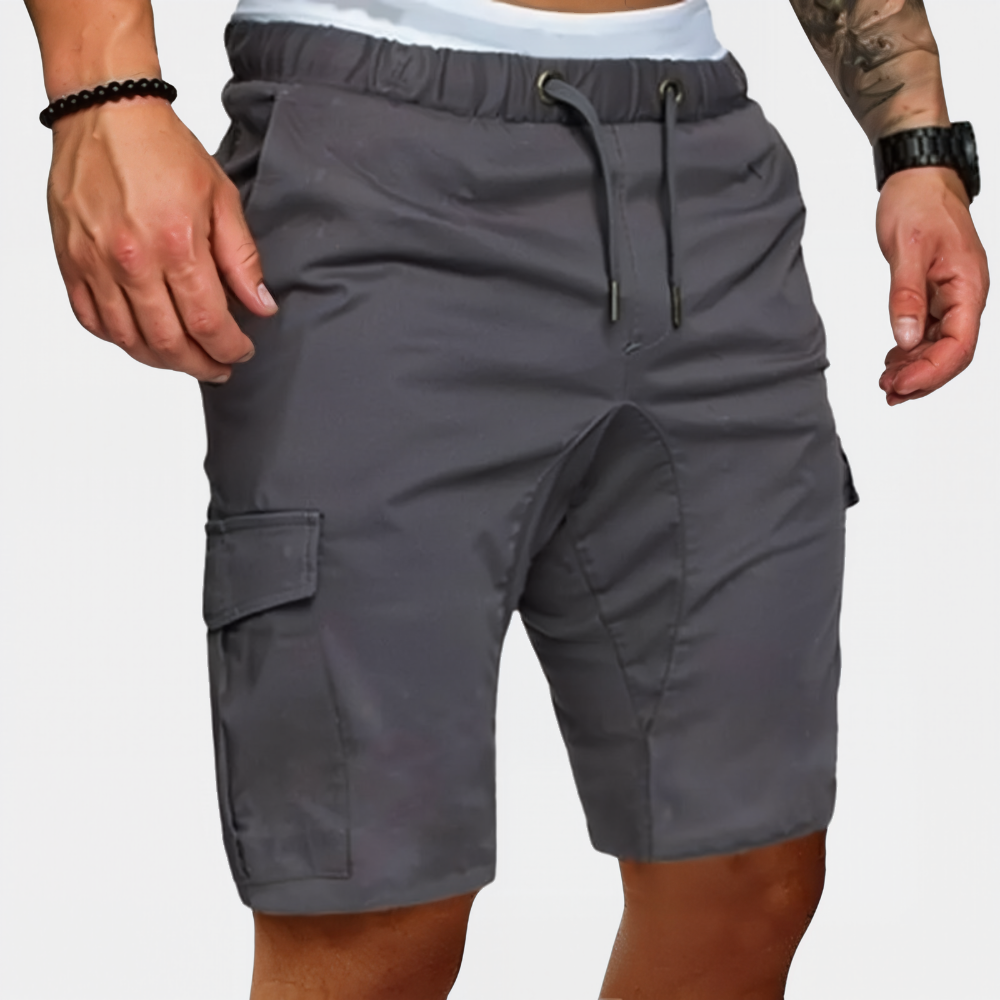 Men's Athletic Beach Shorts with Elastic Waistband 1