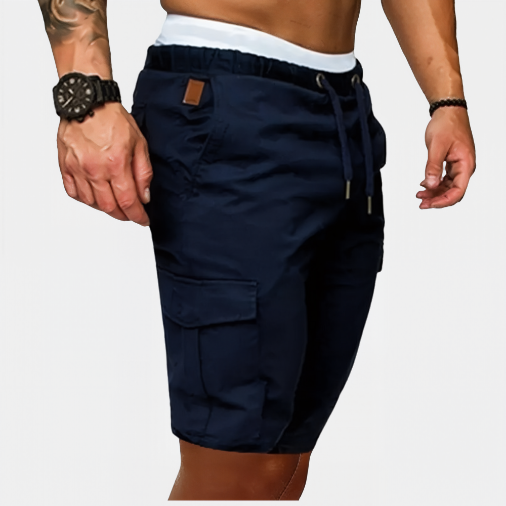 Men's Athletic Beach Shorts with Elastic Waistband 2