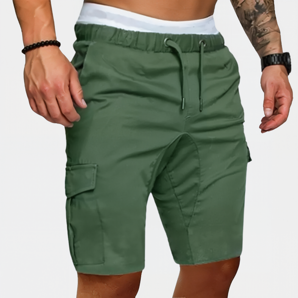 Men's Athletic Beach Shorts with Elastic Waistband 4