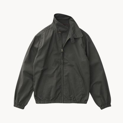 Men's Boxy Casual Jacket with Zipper and Stormproof Pockets 3