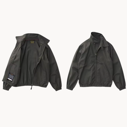 Men's Boxy Casual Jacket with Zipper and Stormproof Pockets 8