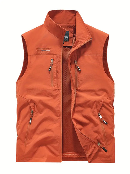 Men's Breathable Cargo Vest with Smart Pockets 5