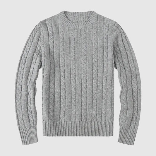 Men's Cable Knit Sweater 0