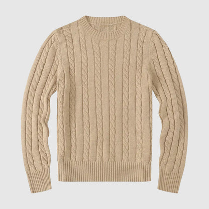 Men's Cable Knit Sweater 2