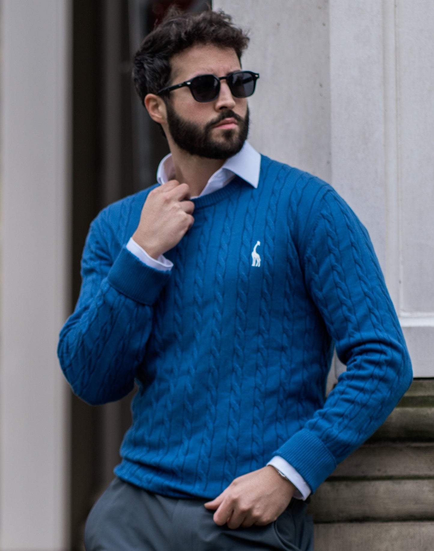 Men's Cable Knit Sweater 5