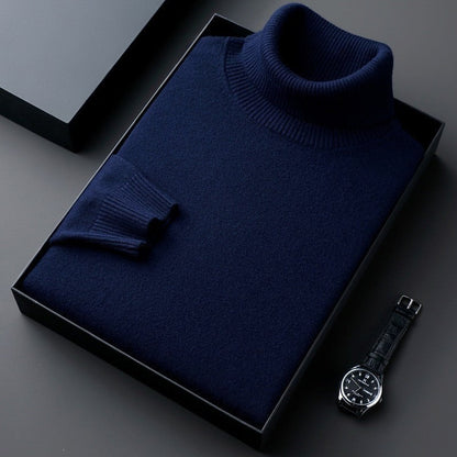 Men's Cashmere Turtleneck Sweater 2