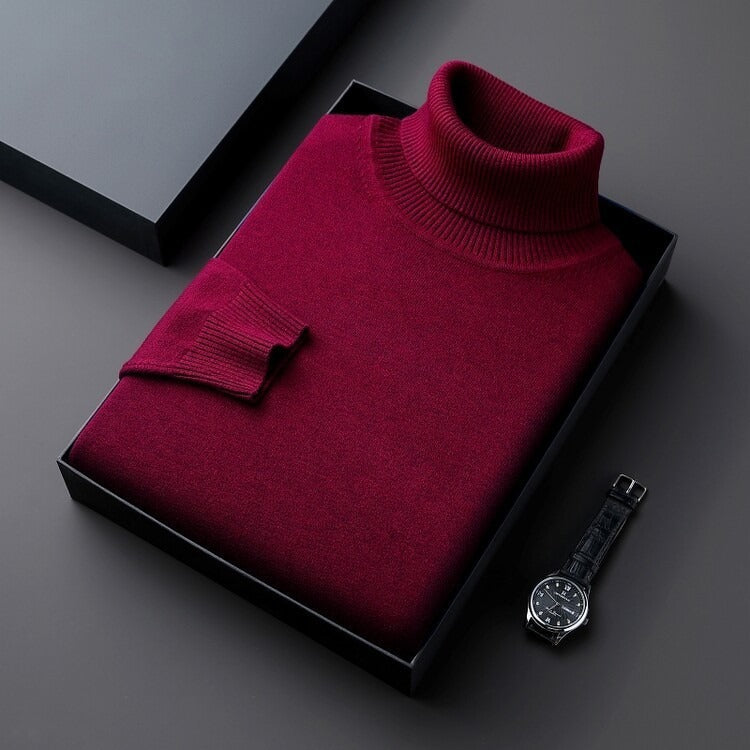 Men's Cashmere Turtleneck Sweater 5