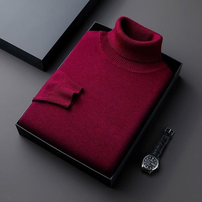 Men's Cashmere Turtleneck Sweater 5