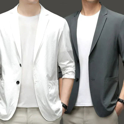 Men's Casual Blazer Jacket - Lightweight & Breathable Sport Coat 8