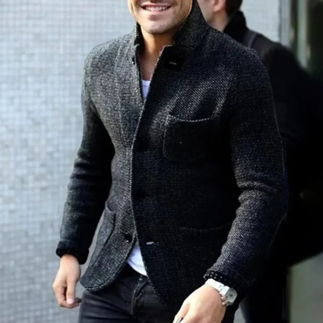 Men's Casual Blazer Jacket for Outdoor Gatherings 0