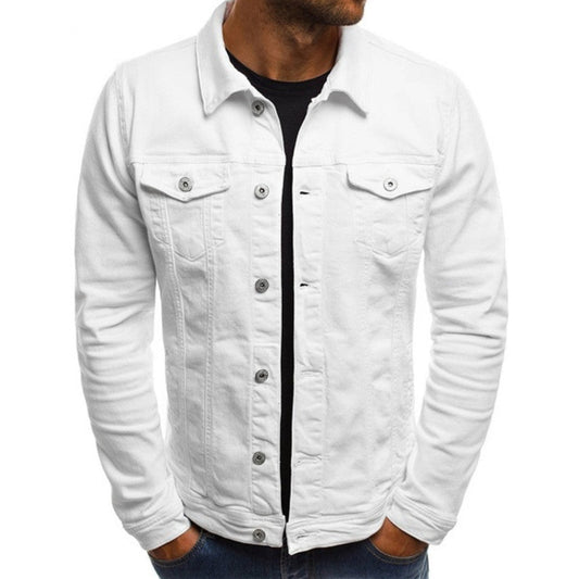 Men's Casual Denim Jacket 0