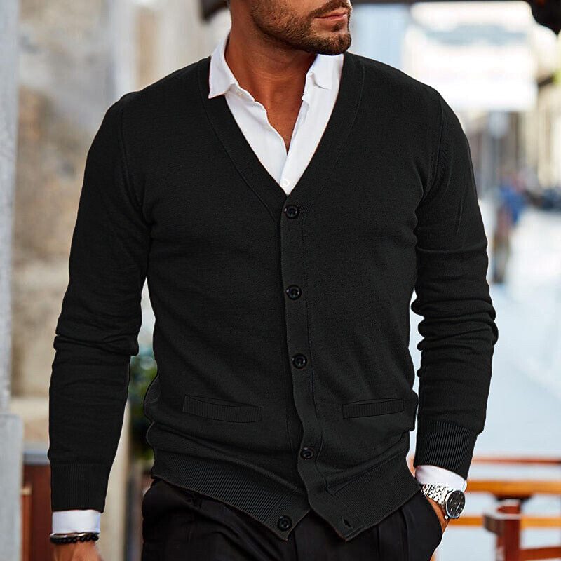 Men's Casual Knit Cardigan for Stylish Comfort 6