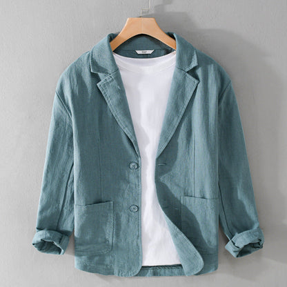 Men's Casual Linen Jacket 4