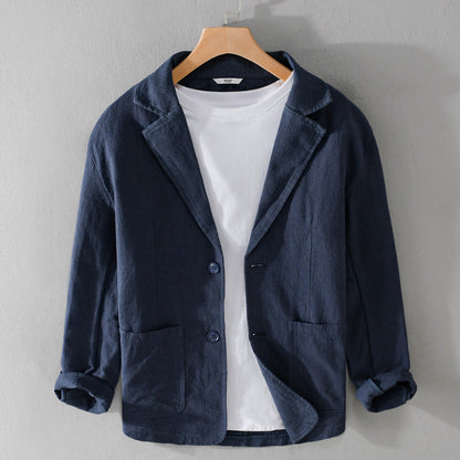 Men's Casual Linen Jacket 5