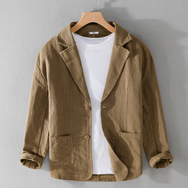 Men's Casual Linen Jacket 8
