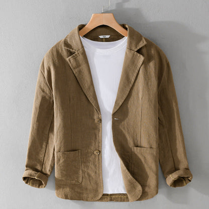 Men's Casual Linen Jacket 8