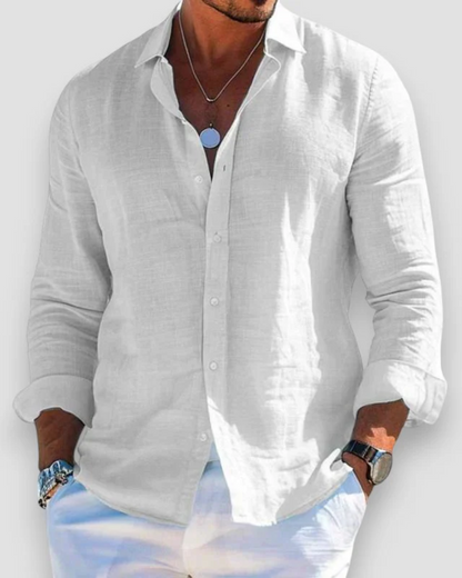 Men's Casual Linen Shirt 2