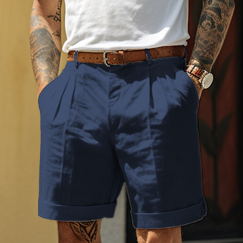 Men's Casual Linen Shorts 2