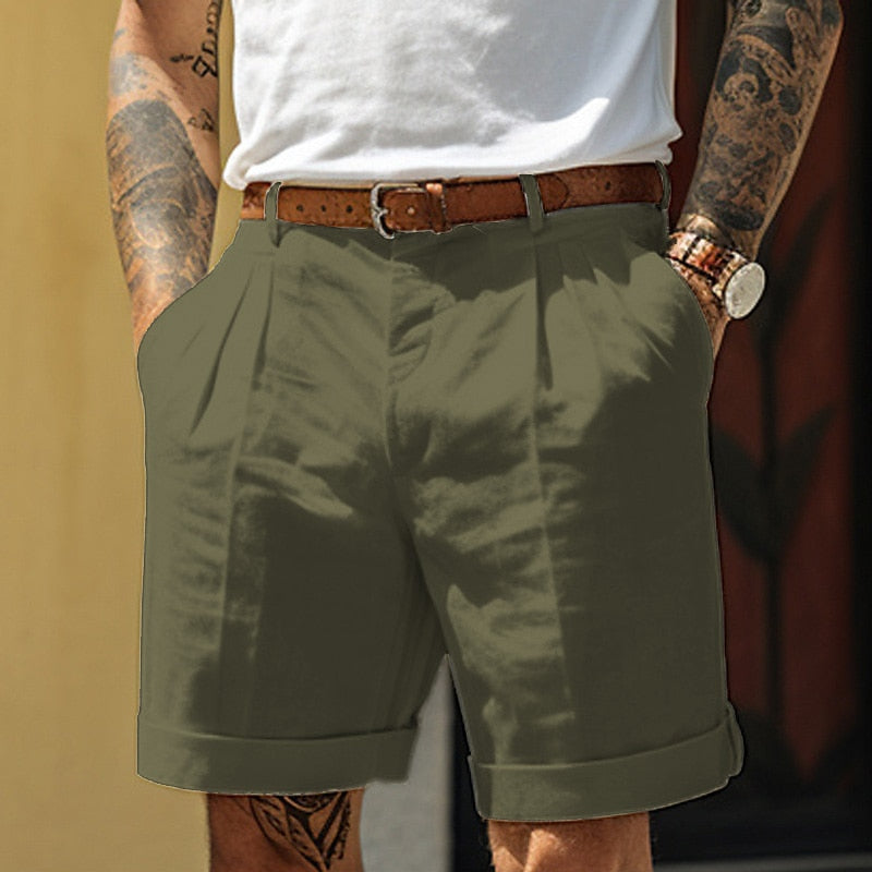 Men's Casual Linen Shorts 3