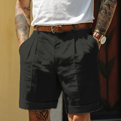 Men's Casual Linen Shorts 4